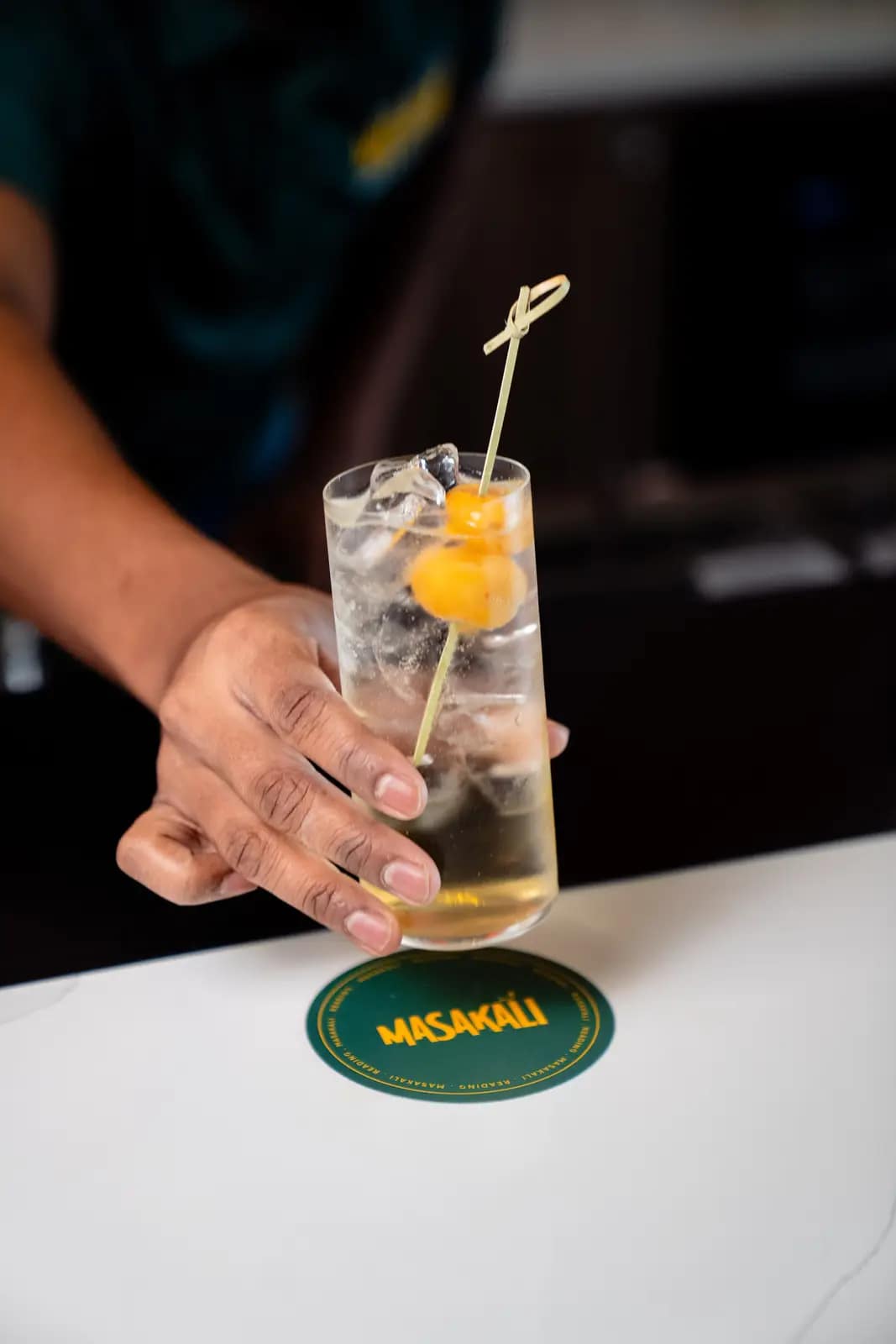 A signature Masakali cocktail